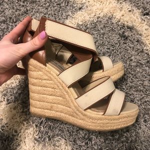 Steve Madden espadrille wedges size 7